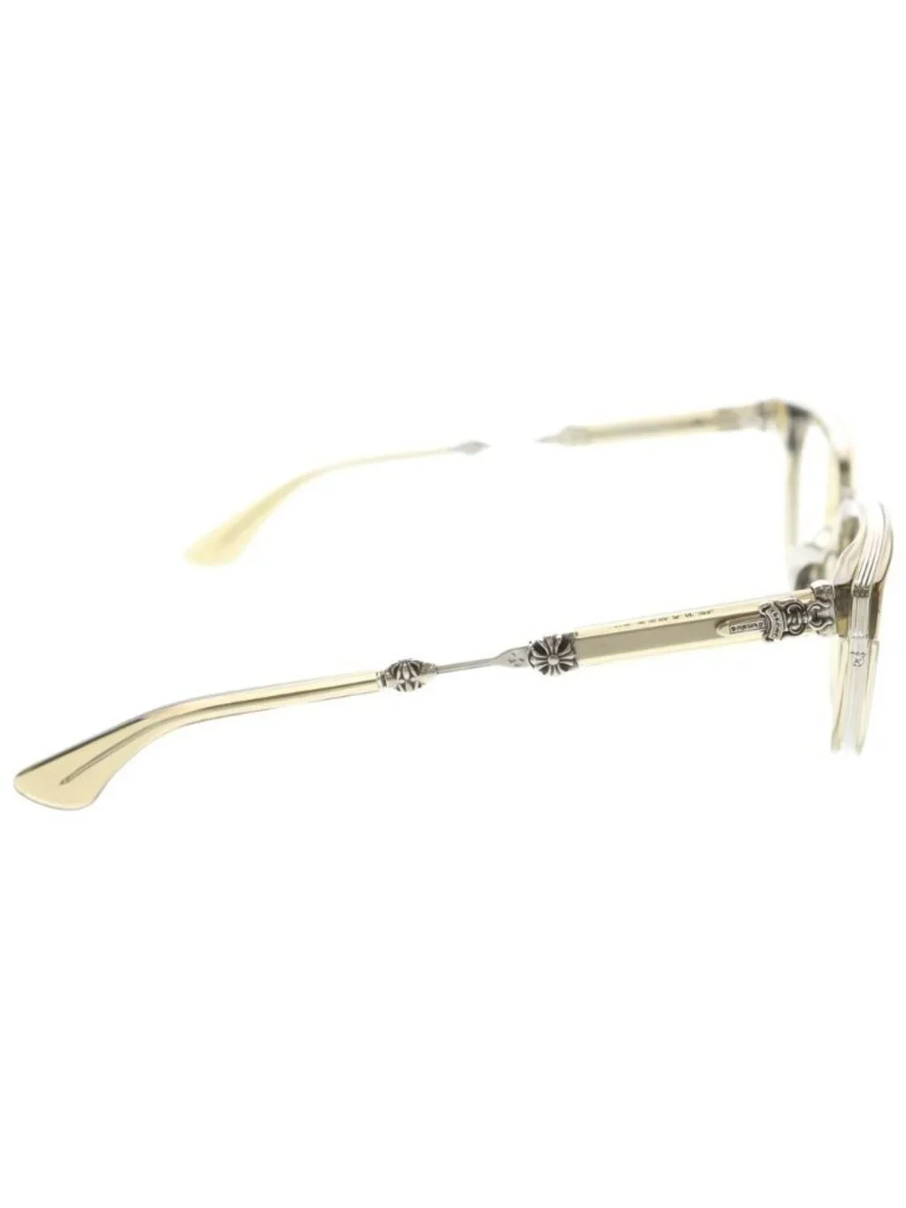 Chrome Hearts Duck Butter Dagger Wellington Sunglasses Eyewear Olive Silver 52